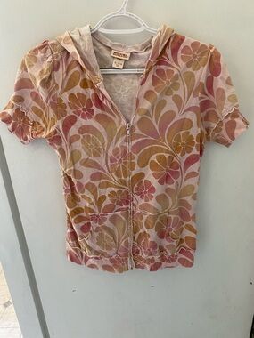 Mossimo Supply Co. Pale Pink Knit Top Hoodie